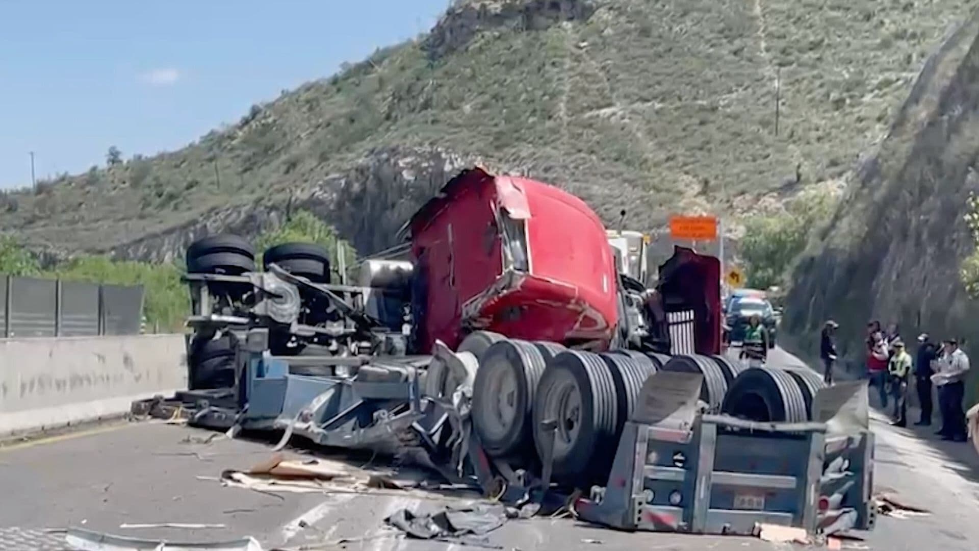 Dos Personas Lesionadas tras Choque en Carretera Los Chorros en Arteaga