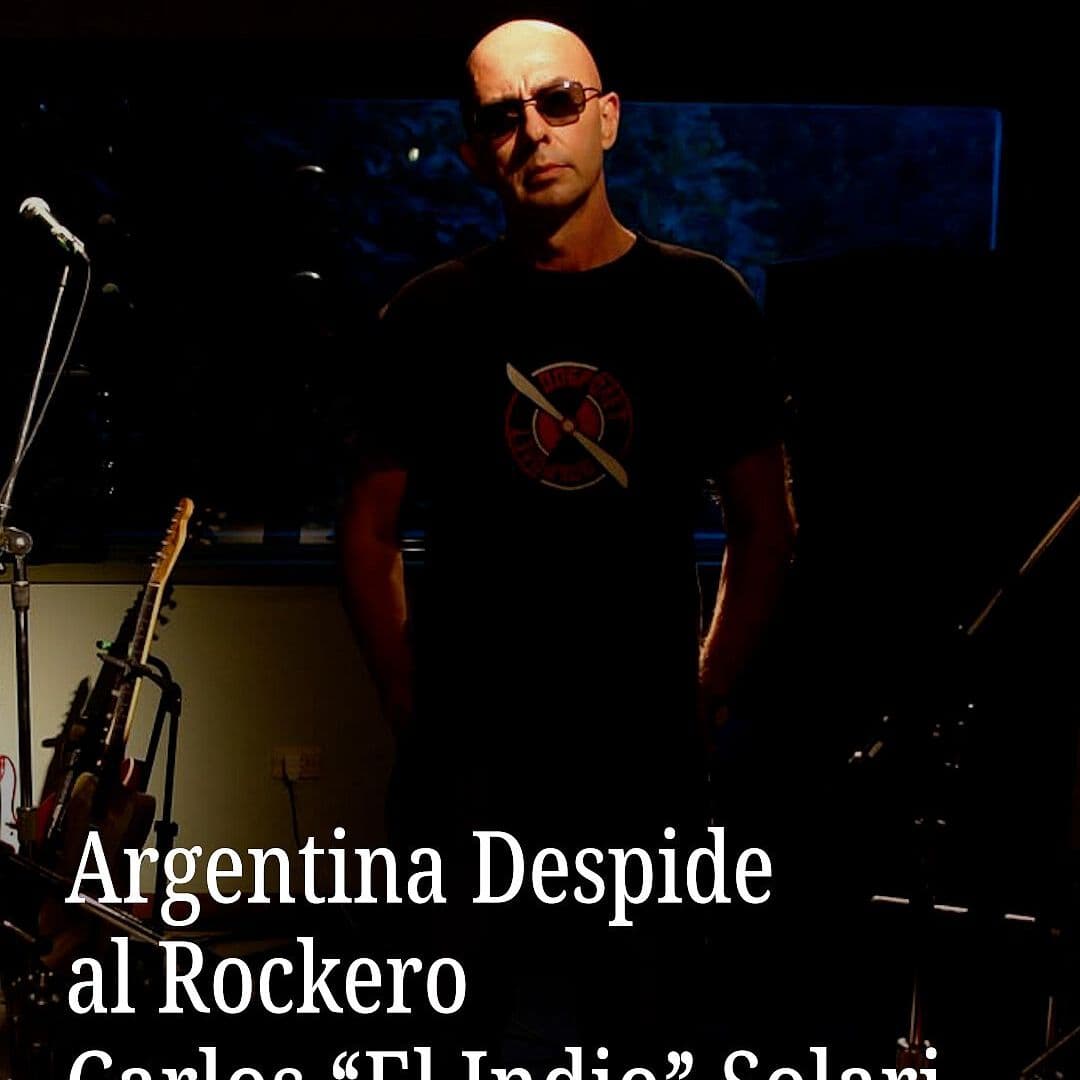 Argentina Despide al Rockero Carlos 'Indio' Solari