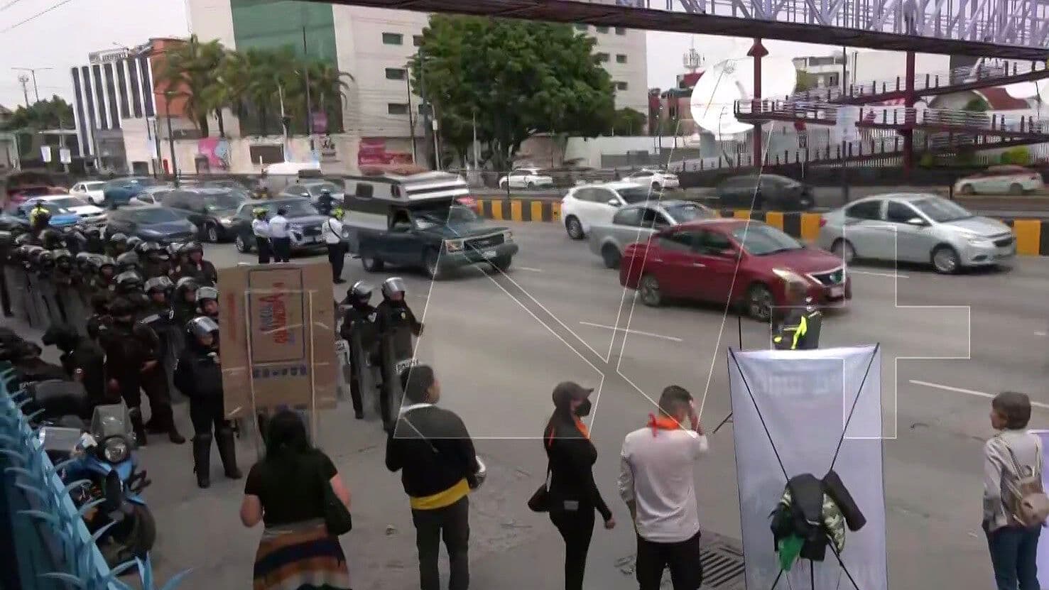 Protesta Hoy en AICM: Así se Ve el Severo Caos Vial
