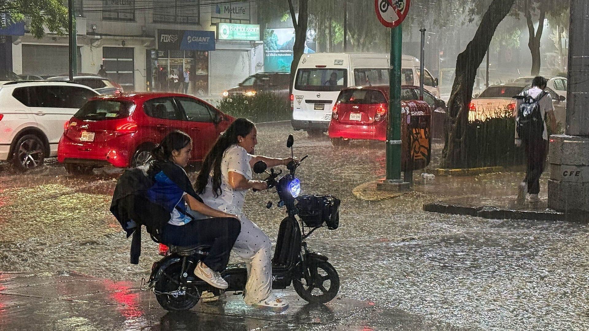 Alerta Amarilla Hoy por Lluvias y Granizo en CDMX
