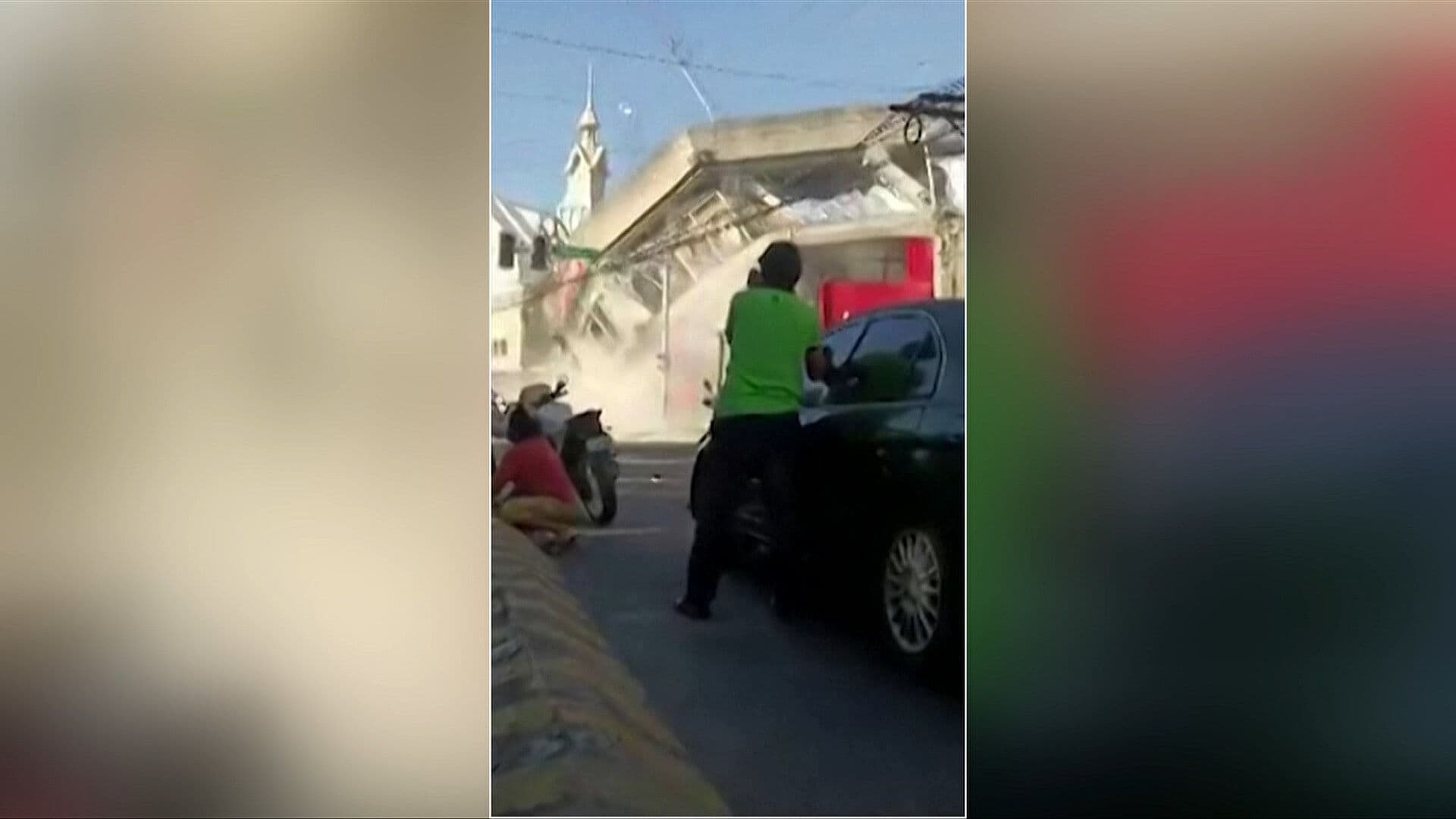 VIDEO: Así se Derrumbaron Edificios en Filipinas tras Terremoto Magnitud 7.8