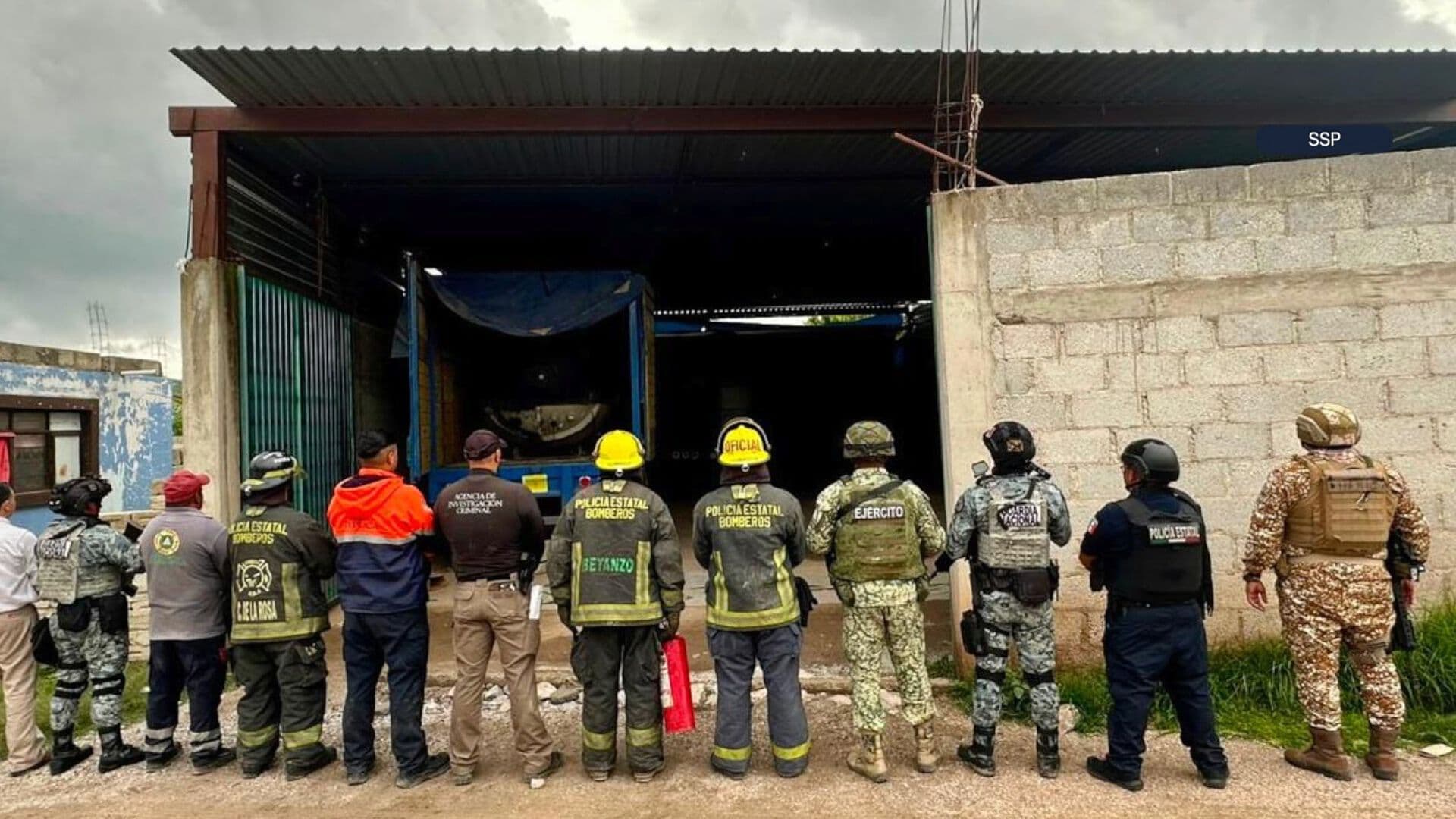 Cateo Inmueble Asegurado Huachicol Gasolina Robada Pipas Tepeaca Puebla