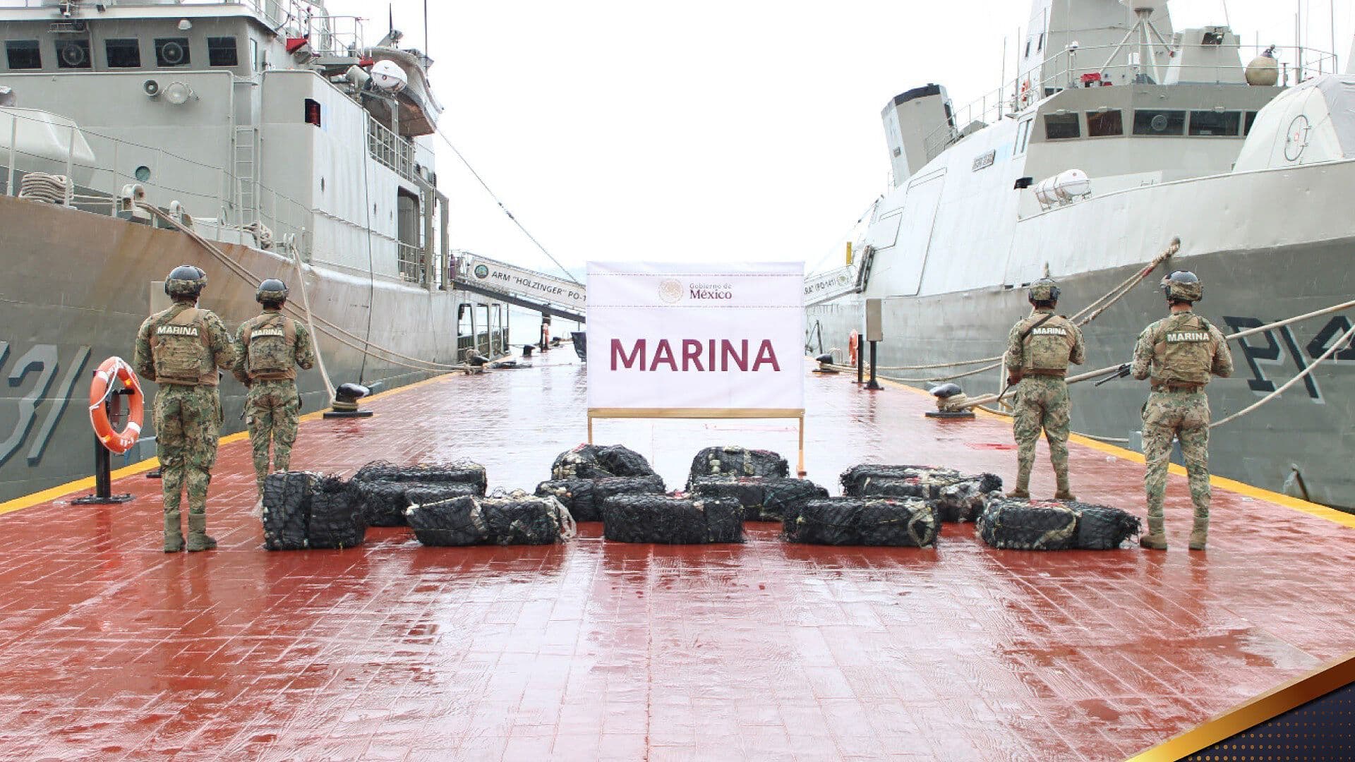 Golpe al Narcotráfico: Semar Incauta 800 kg de Cocaína en Altamar de Guerrero