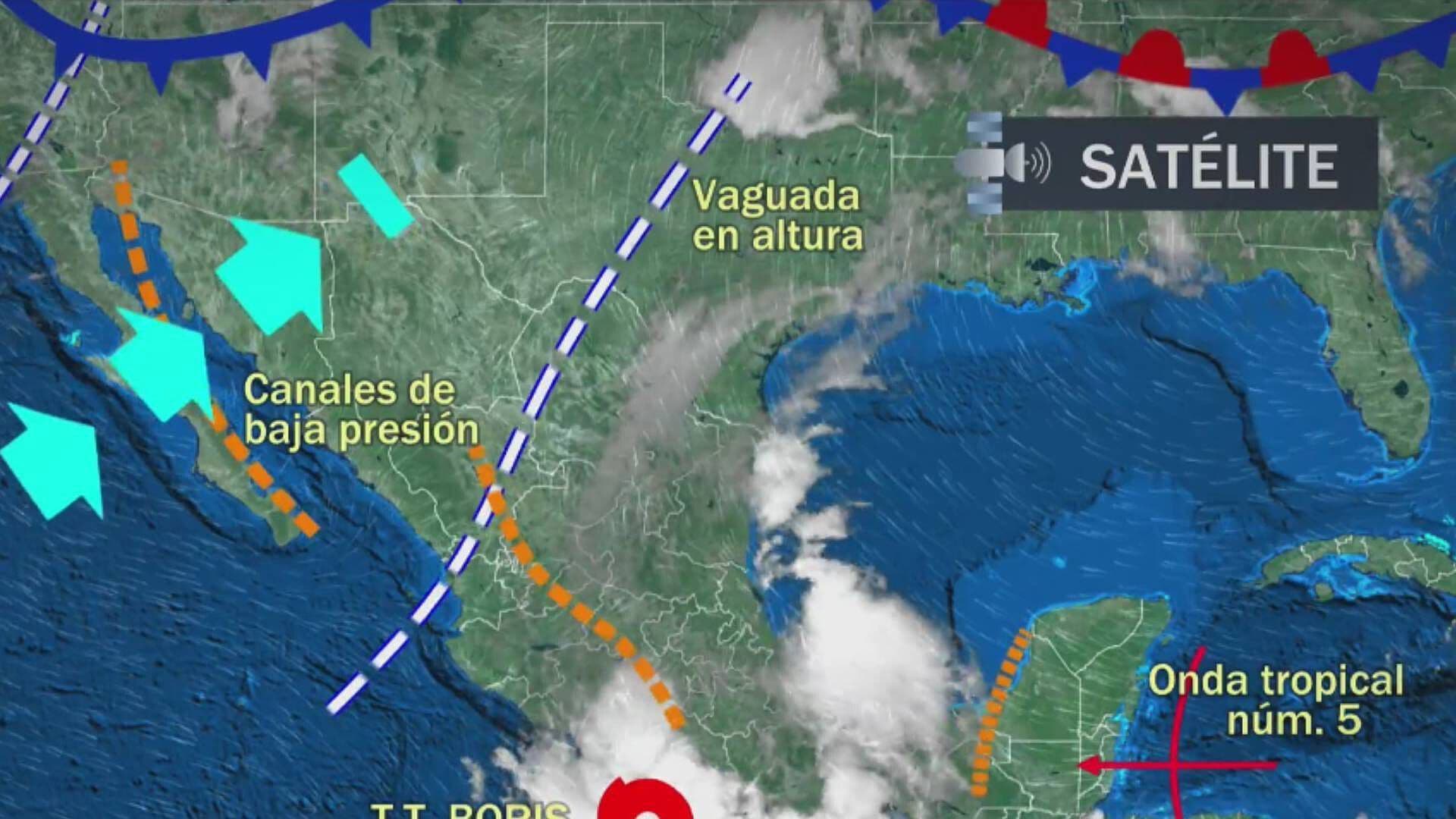 Trayectoria de la Tormenta Tropical Boris; Estos son los Estados que Serán Afectados