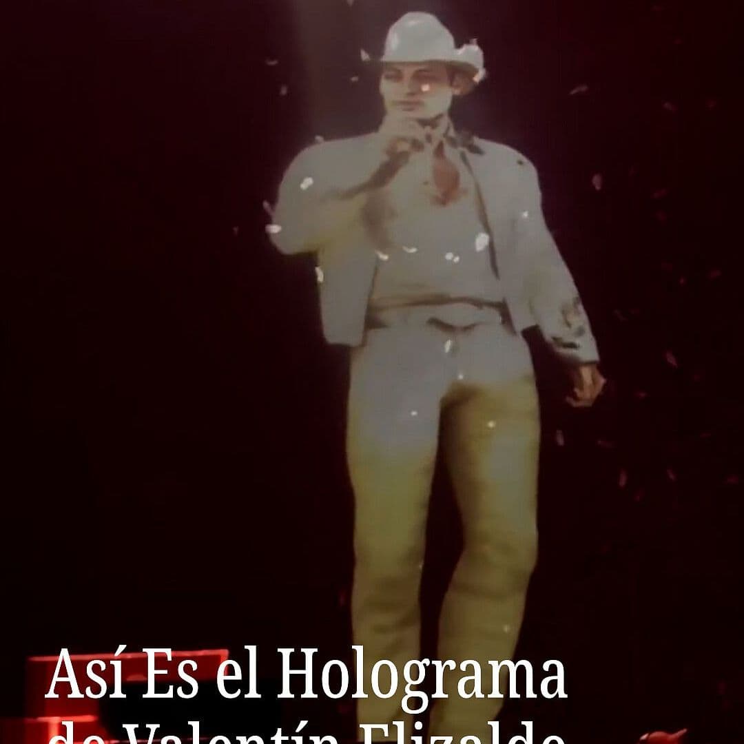 Así es el Holograma de Valentín Elizalde