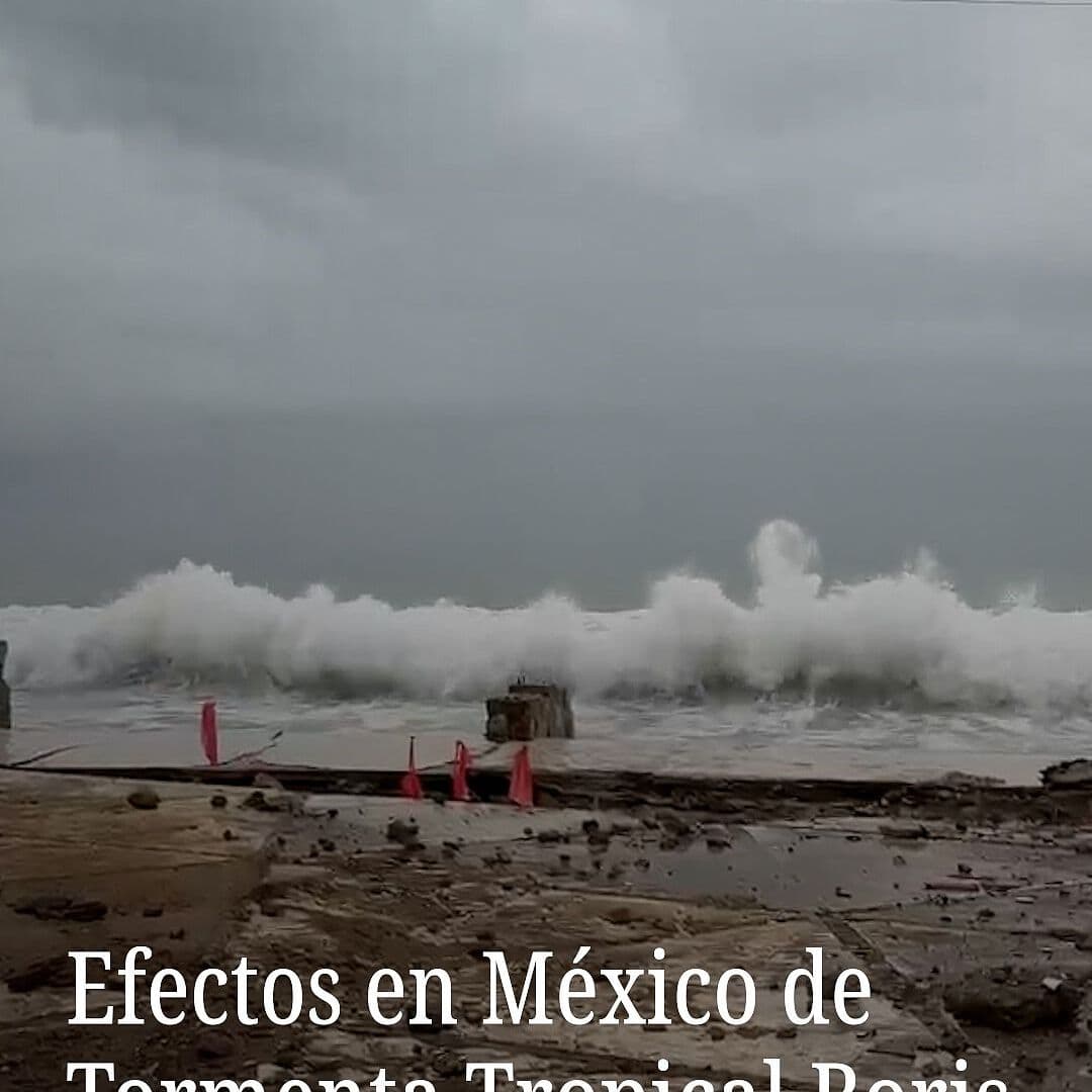 Efectos en México de Tormenta Tropical Boris
