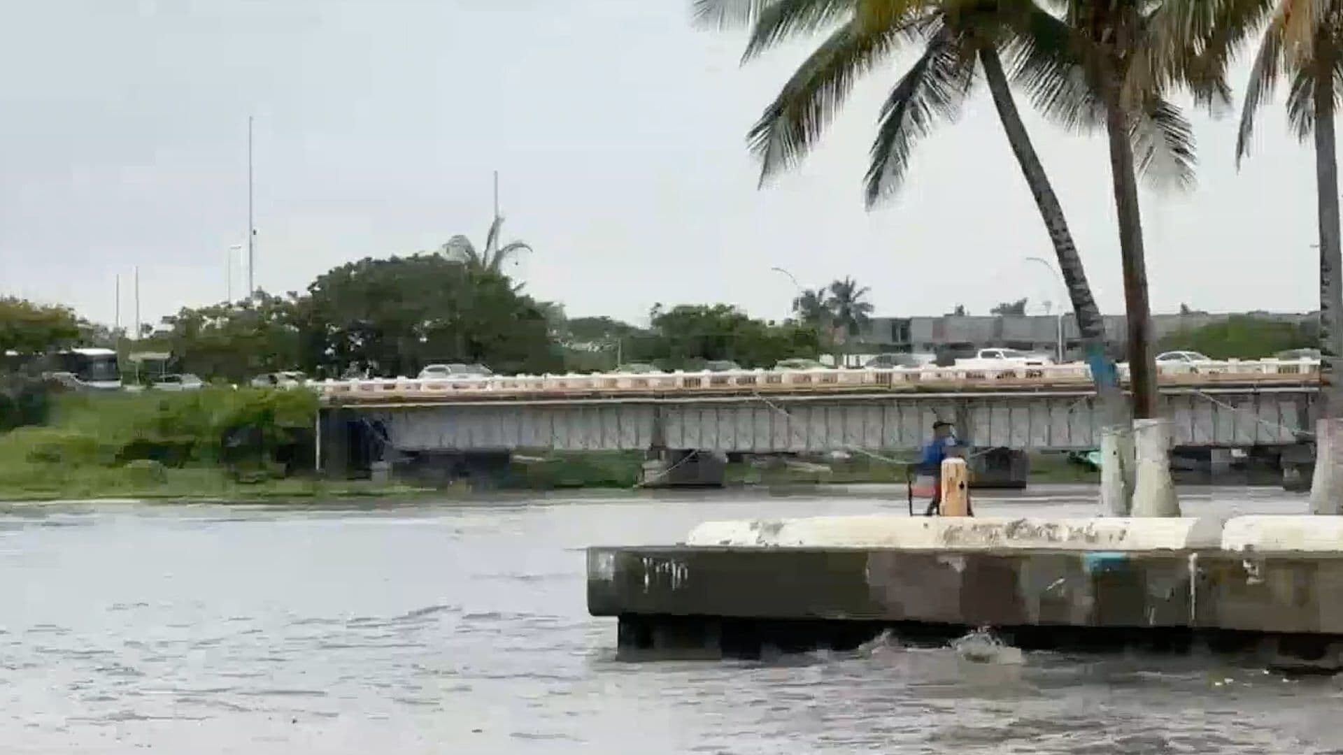 Pese a Lluvias Reportan Bajo su Nivel Máximo al Río Jamapa en Veracruz