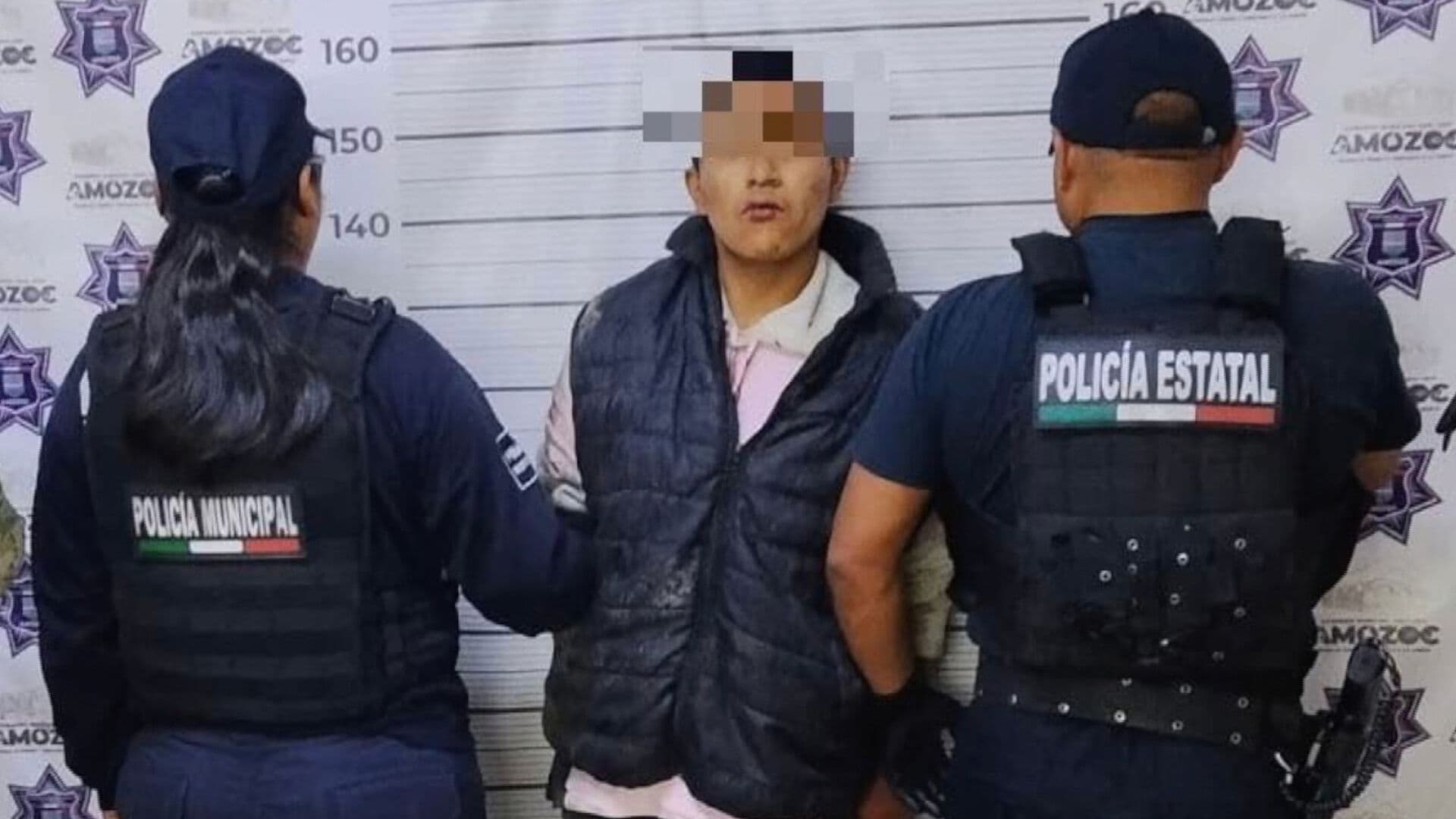 Asaltante Alejandro N Detenido Robo Transeúnte en Carretera Tehuacán Amozoc Puebla