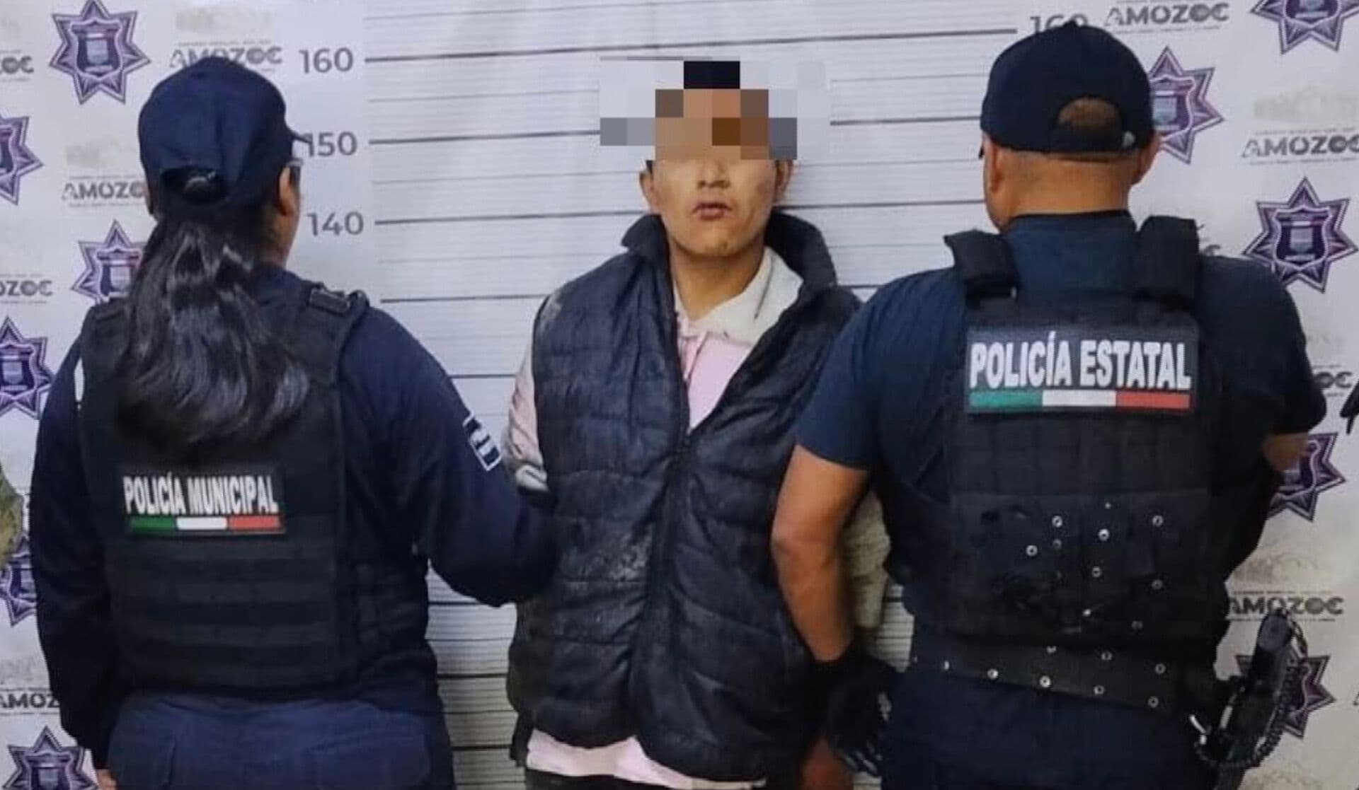 Asaltante Alejandro N Detenido Robo Transeúnte en Carretera Tehuacán Amozoc Puebla