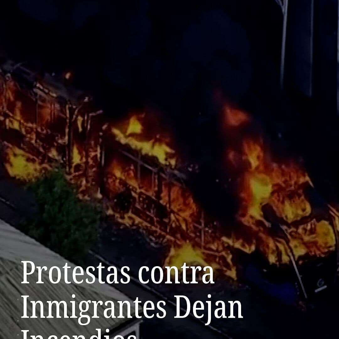 Protestas Contra Inmigrantes en Belfast