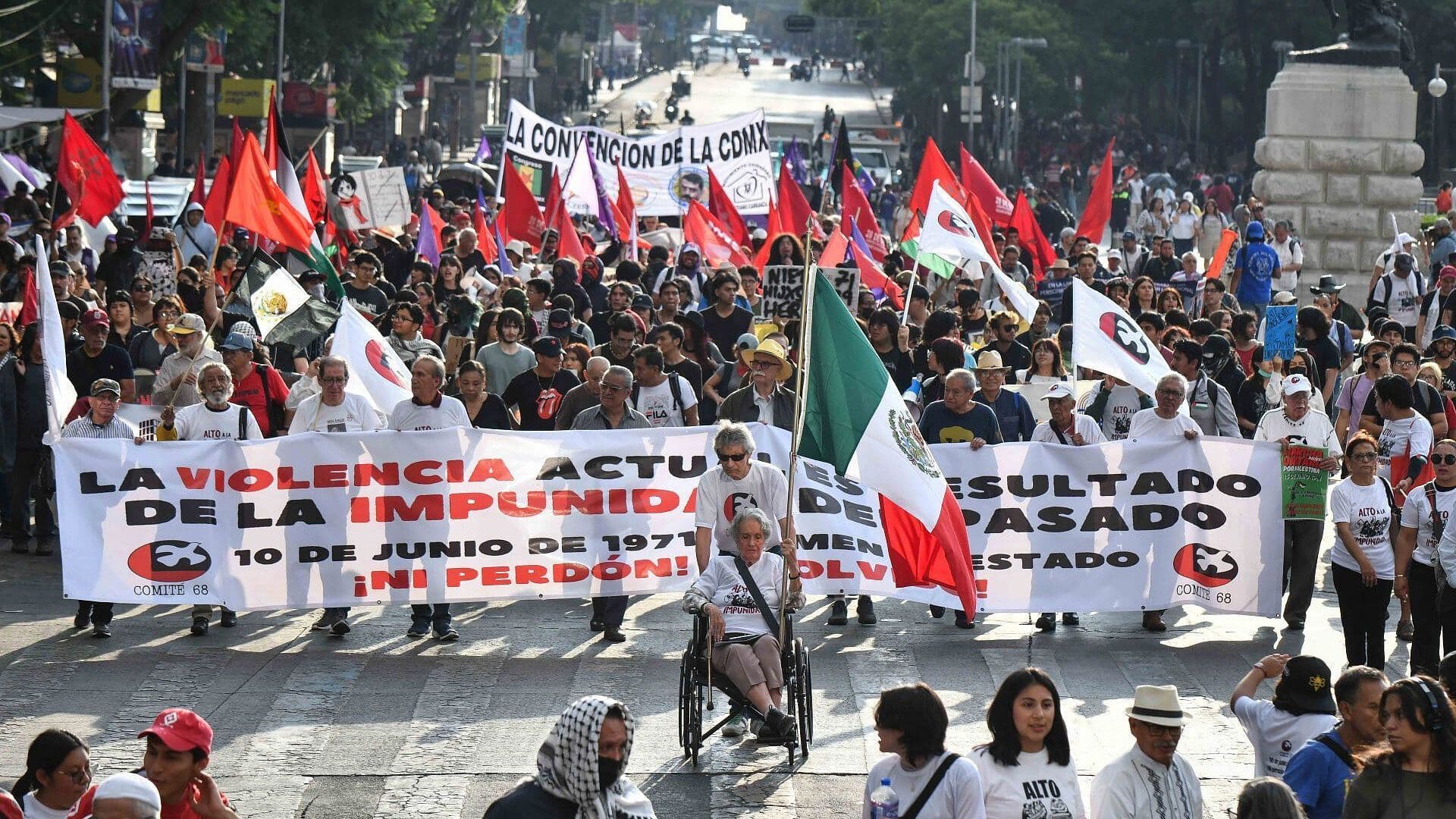 Gobierno de CDMX Garantiza Manifestación del Comité del 68