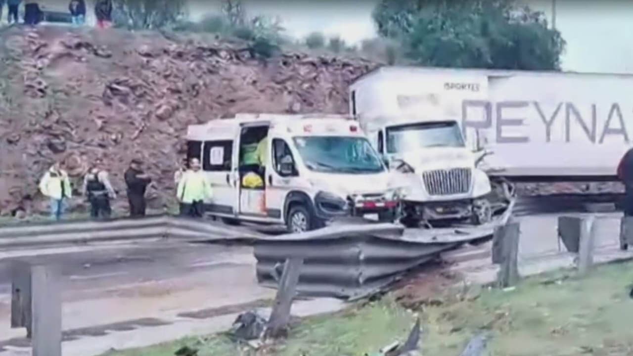 ¿Qué pasó en la México-Querétaro? Fuerte Accidente de Tráiler Provoca ...