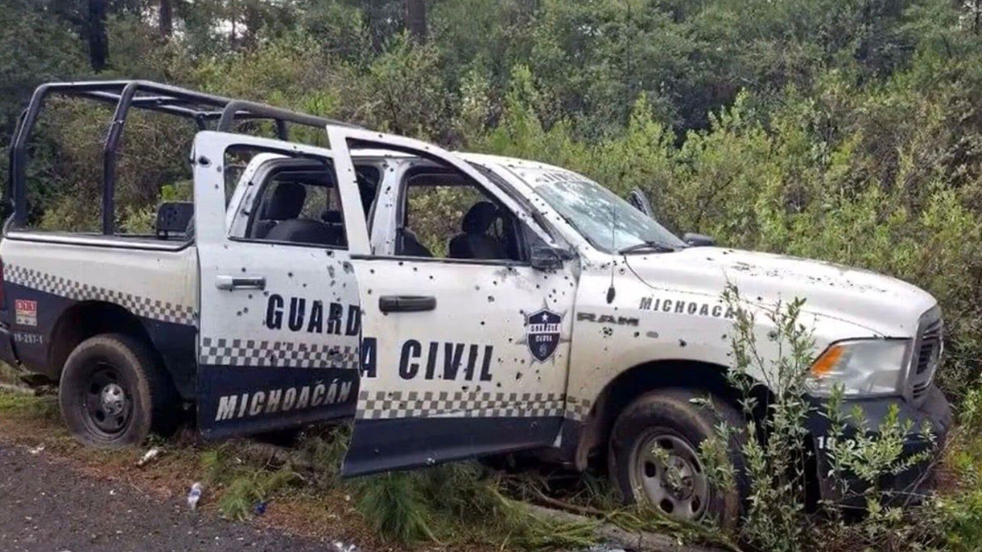 Crimen Organizado Embosca y Mata a Elementos de la Guardia Civil de Michoacán, en Nahuatzen