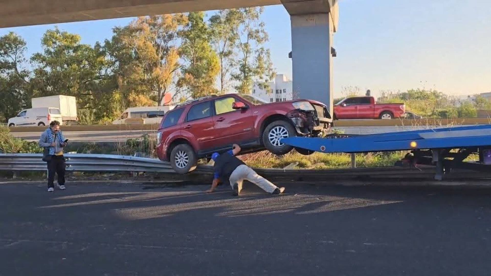 Accidente Adultos Mayores Autopista México Puebla Orizaba San Felipe Hueyotlipan