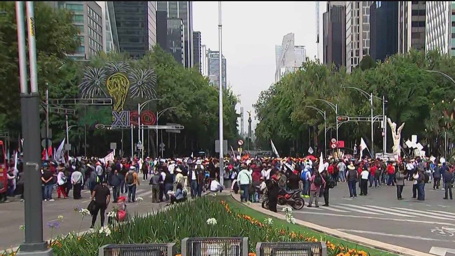 Bloqueo en Reforma e Insurgentes Hoy; Sevicio del Metrbús está Afectado