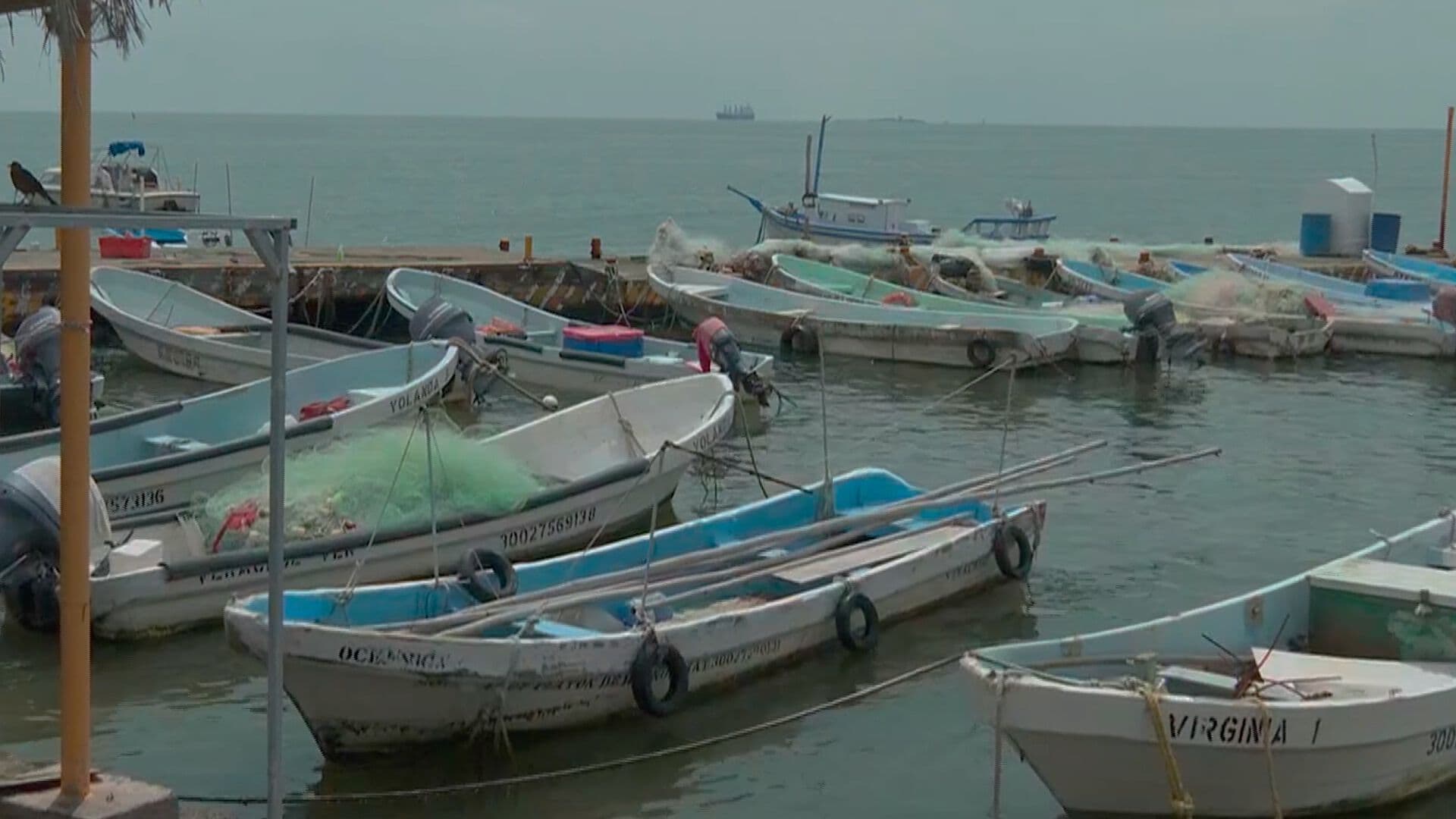 Se Hunden Tres Lanchas en Veracruz tras Temporal Lluvioso