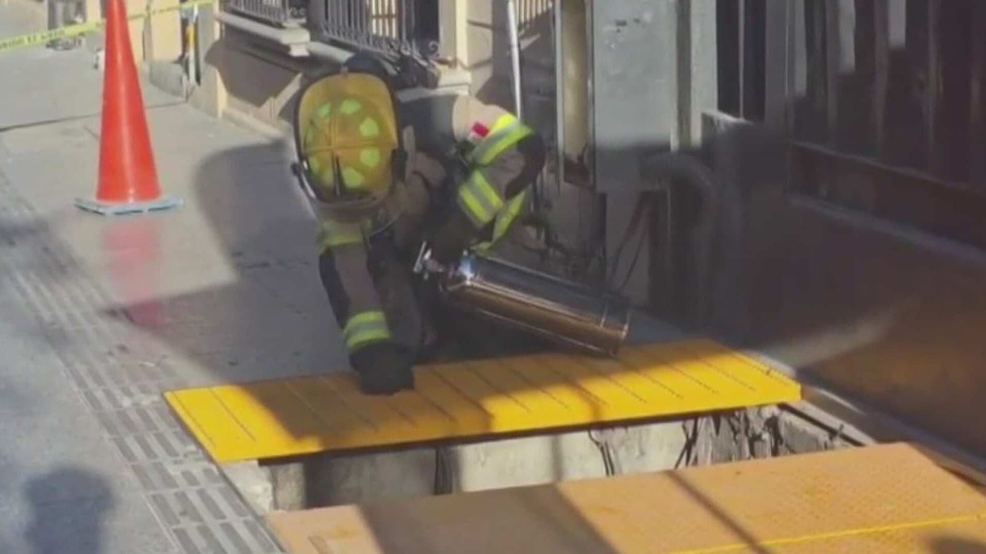 Moviliza Conato de Incendio en Registro de Luz en Barrio Antiguo en Monterrey