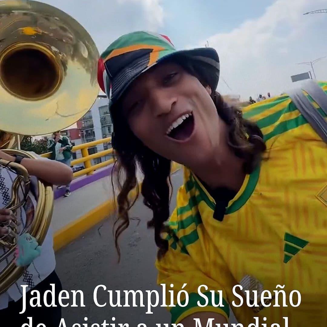Jaden Cumplió su Sueño de Asistir a un Mundial