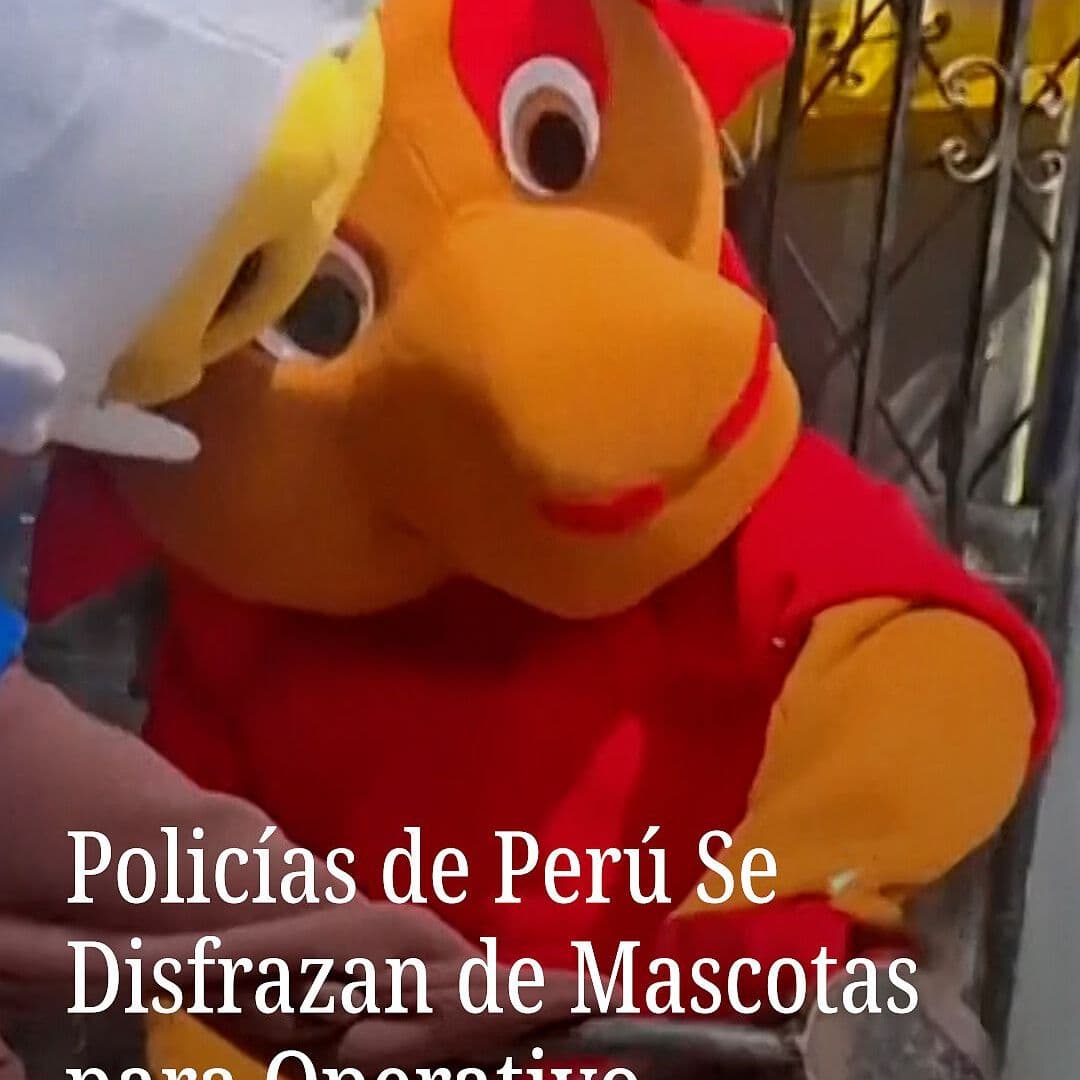 Policías se Disfrazan de Mascotas del Mundial para Atrapar a Narco