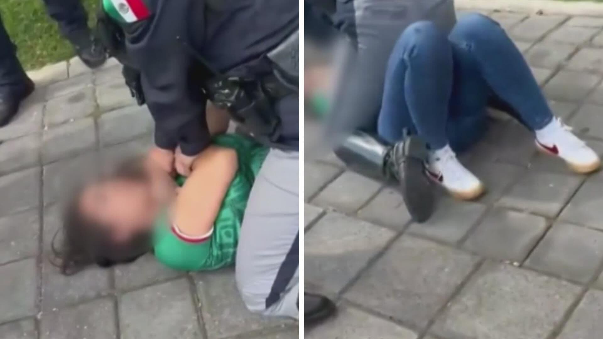 VIDEO: Niña Graba Momento en que Policía Somete a su Mamá en Puebla