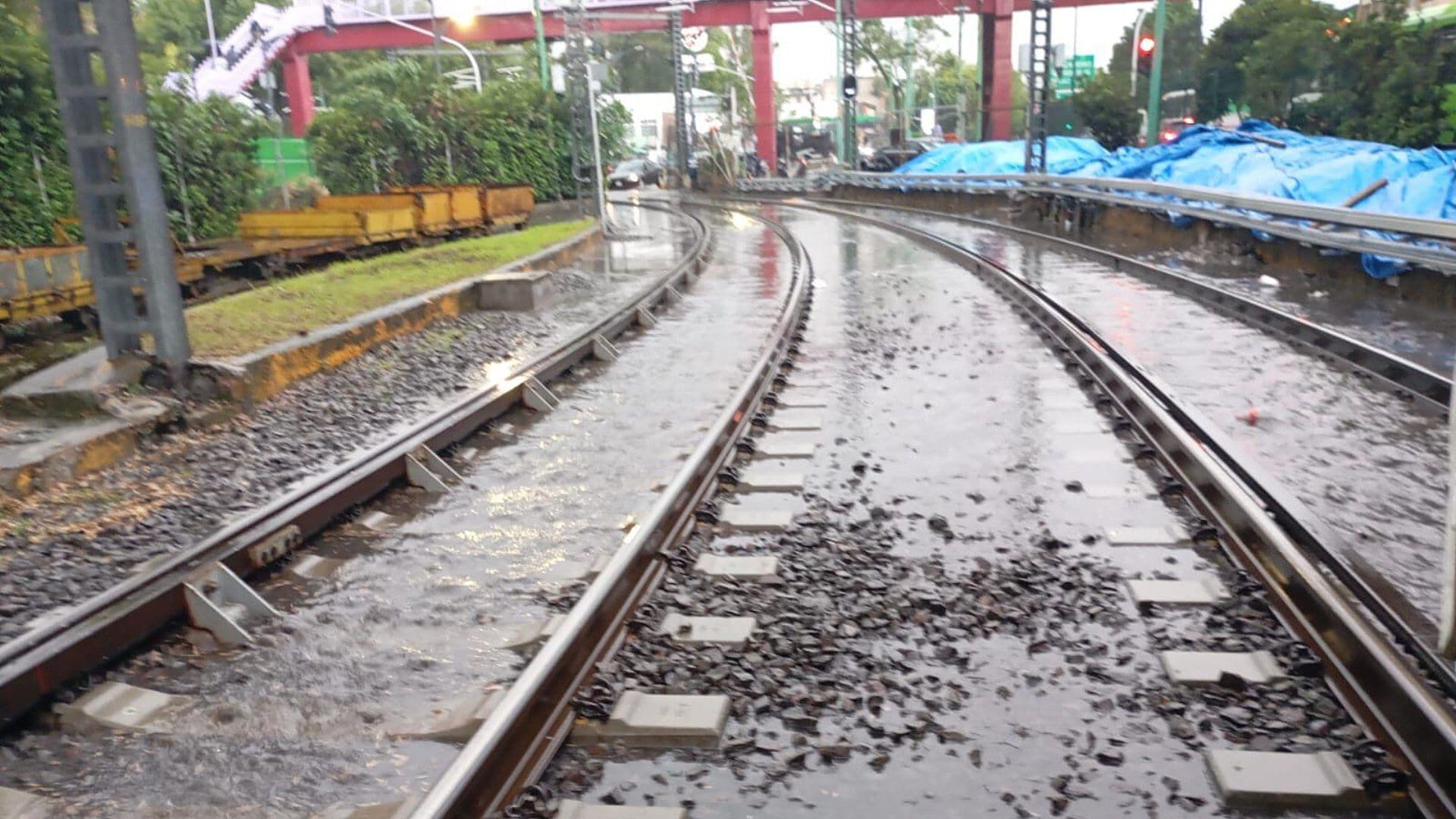 Tren Ligero Implementa Servicio Provisional por Inundaciones en Tlalpan