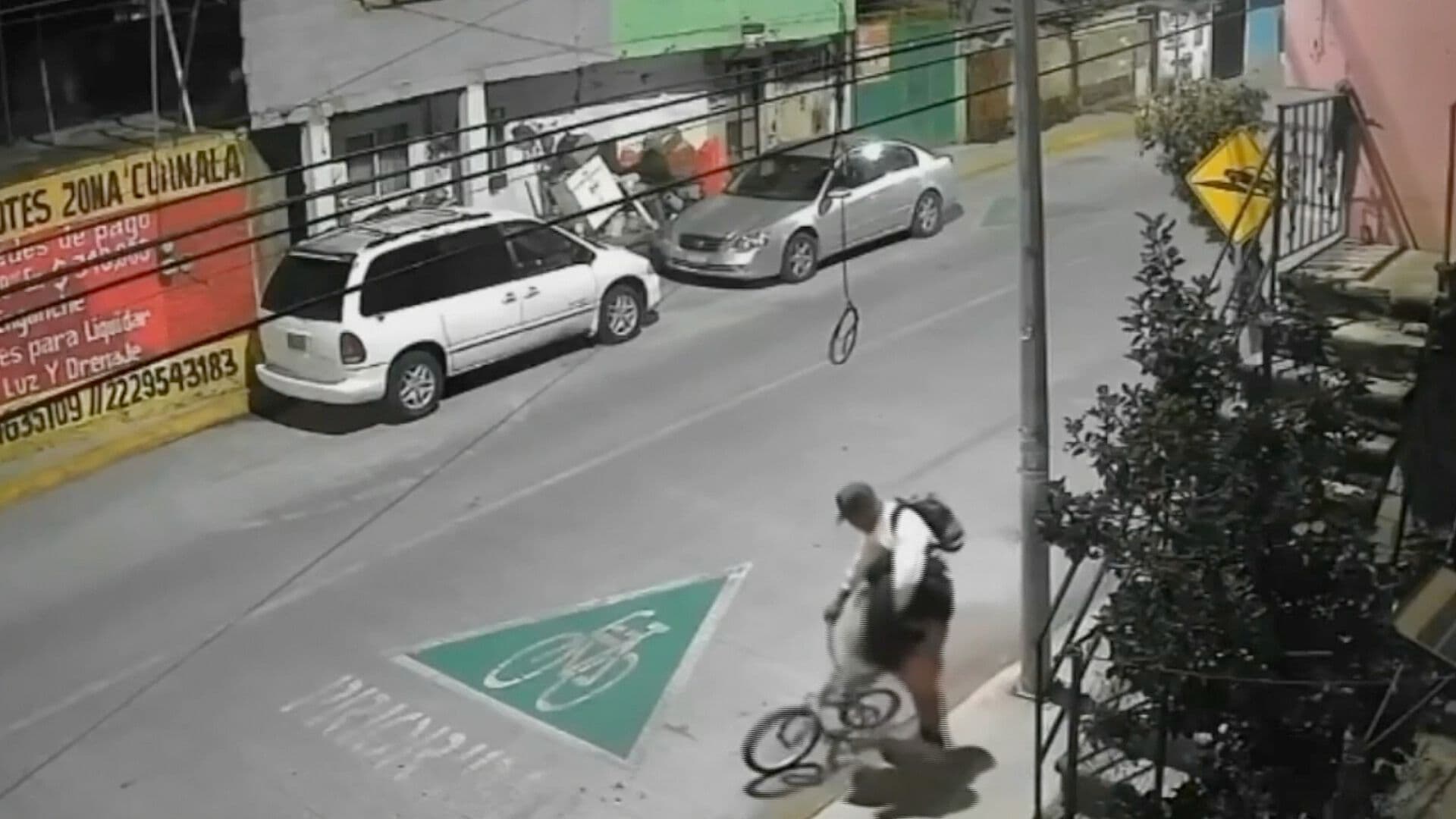 Video Robo Ladrón Bicicleta Cámaras Vigilancia San Pedro Cholula Puebla