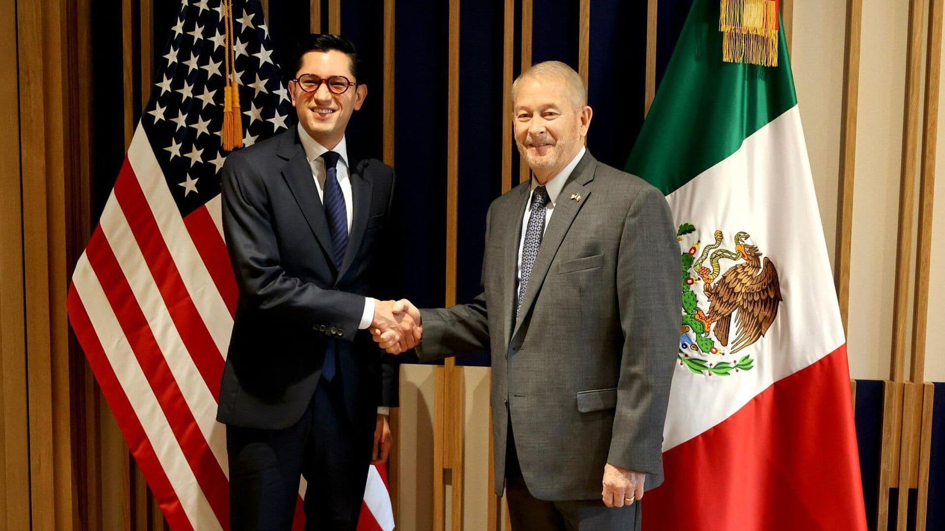 Se Reúnen Funcionarios de México y EUA para Establecer Grupo Bilateral en Materia de Seguridad