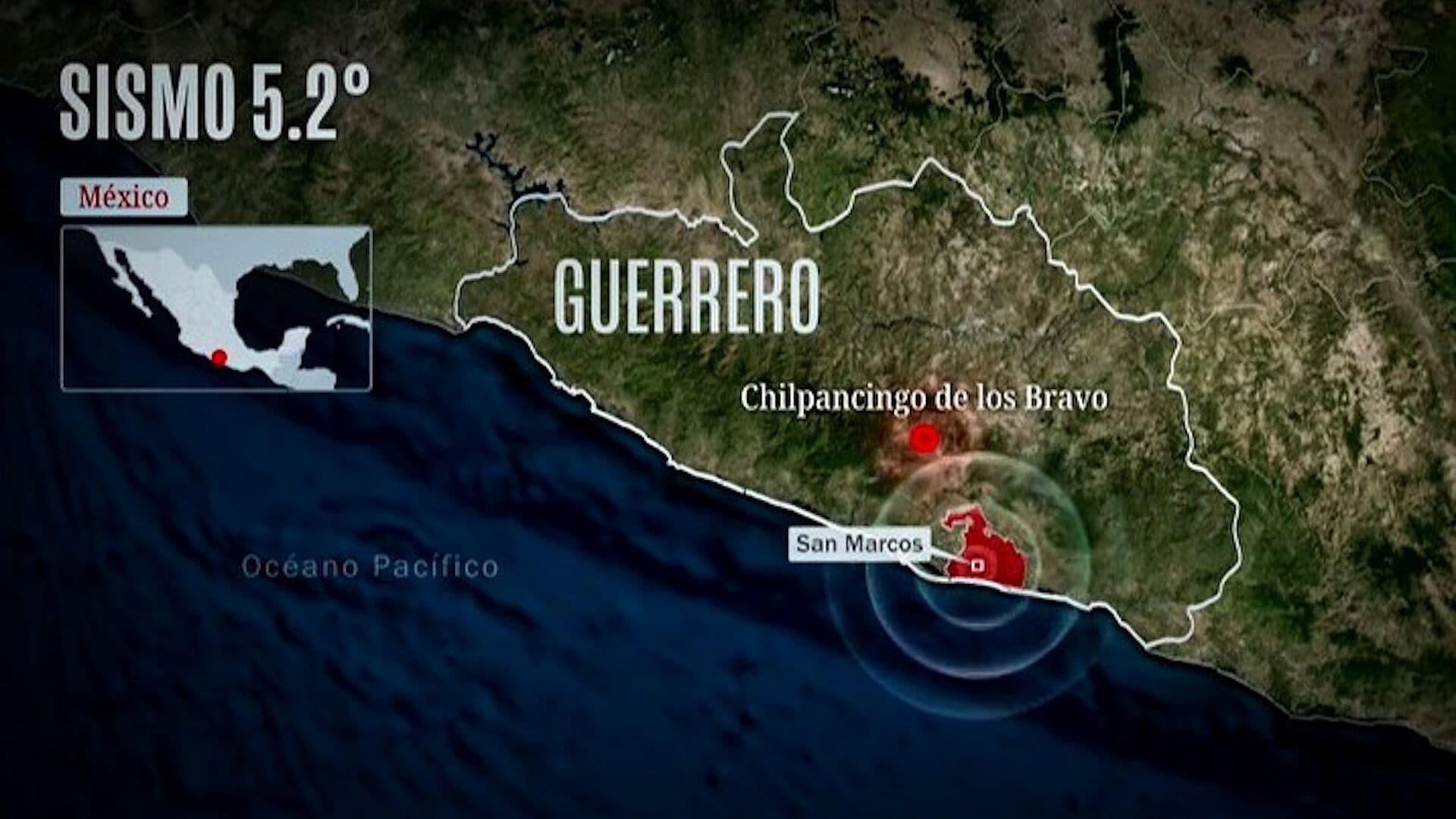 Sismo de Magnitud 5.2 Se Siente Fuerte en Acapulco y Evacúan Hoteles y Restaurantes