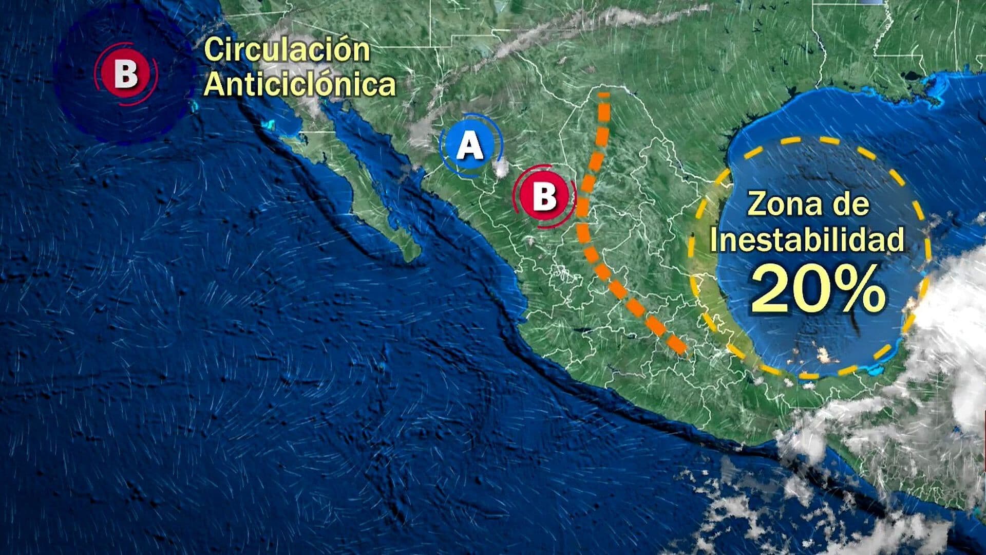 Conagua Vigila Dos Zonas de Baja Presión con Potencial Ciclónico en México