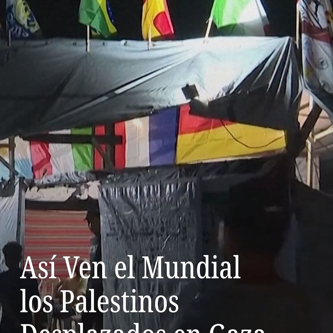 Así Vivieron los Palestinos Desplazados en Gaza la Inauguración del Mundial
