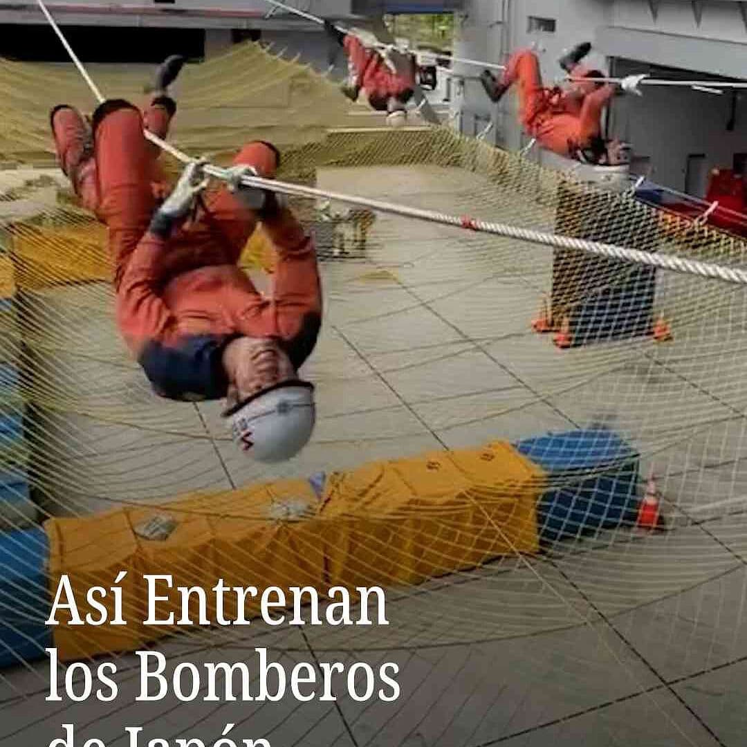 Así Entrenan los Bomberos de Japón