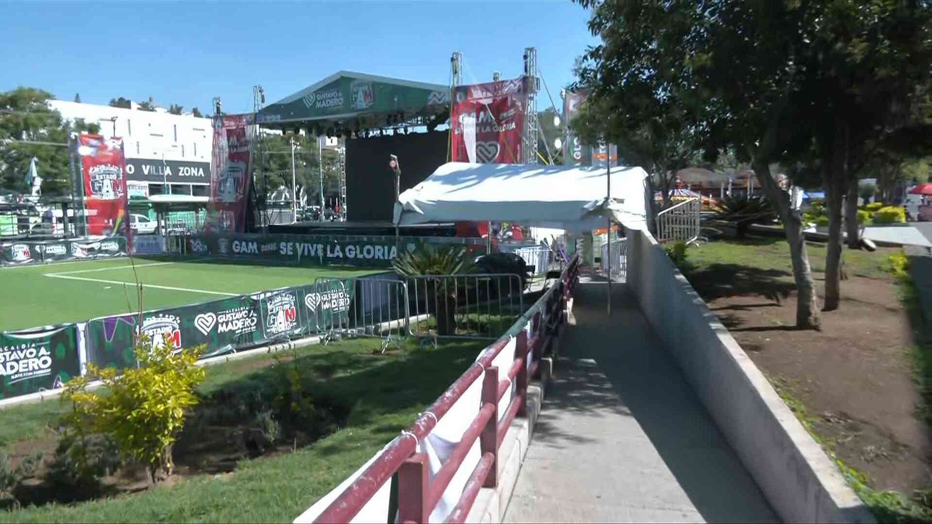 Festival Futbolero en Explanada de la Alcaldía Gustavo A. Madero