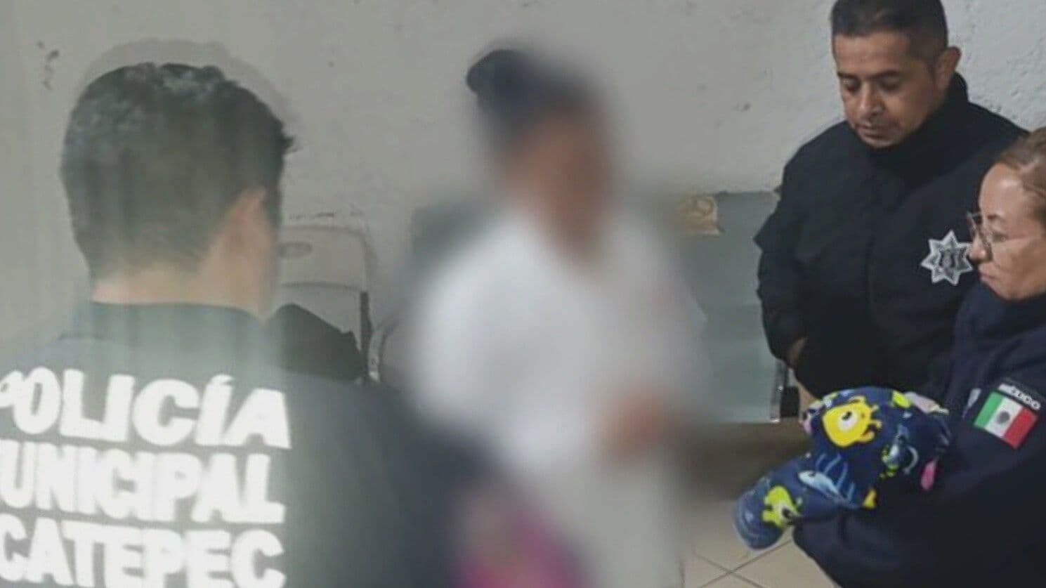 Rescatan a Bebé Abandonada en Campamento Improvisado en Ecatepec