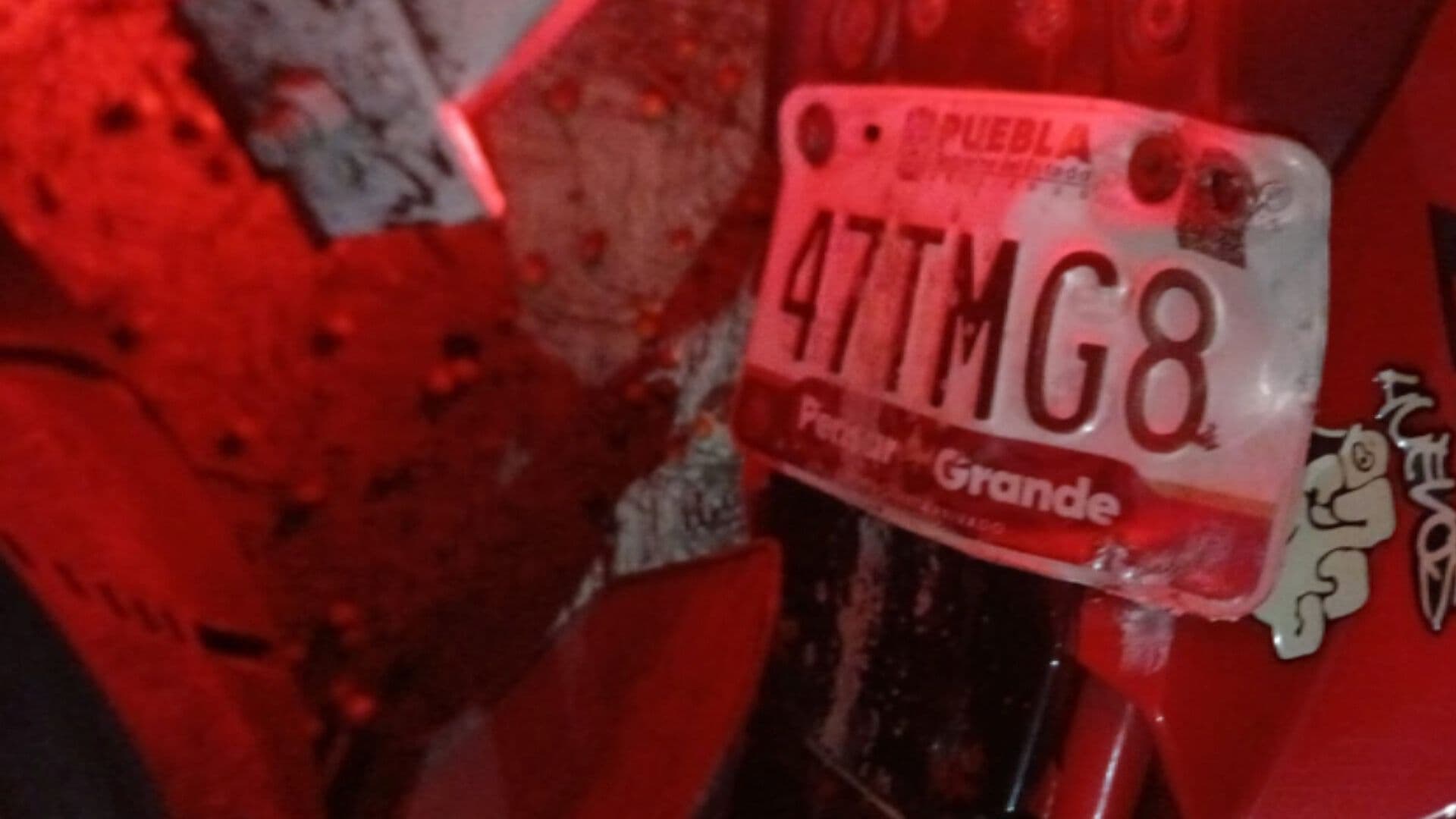 Accidente Motociclistas Derrape 11 Sur Colonia Mayorazgo Puebla