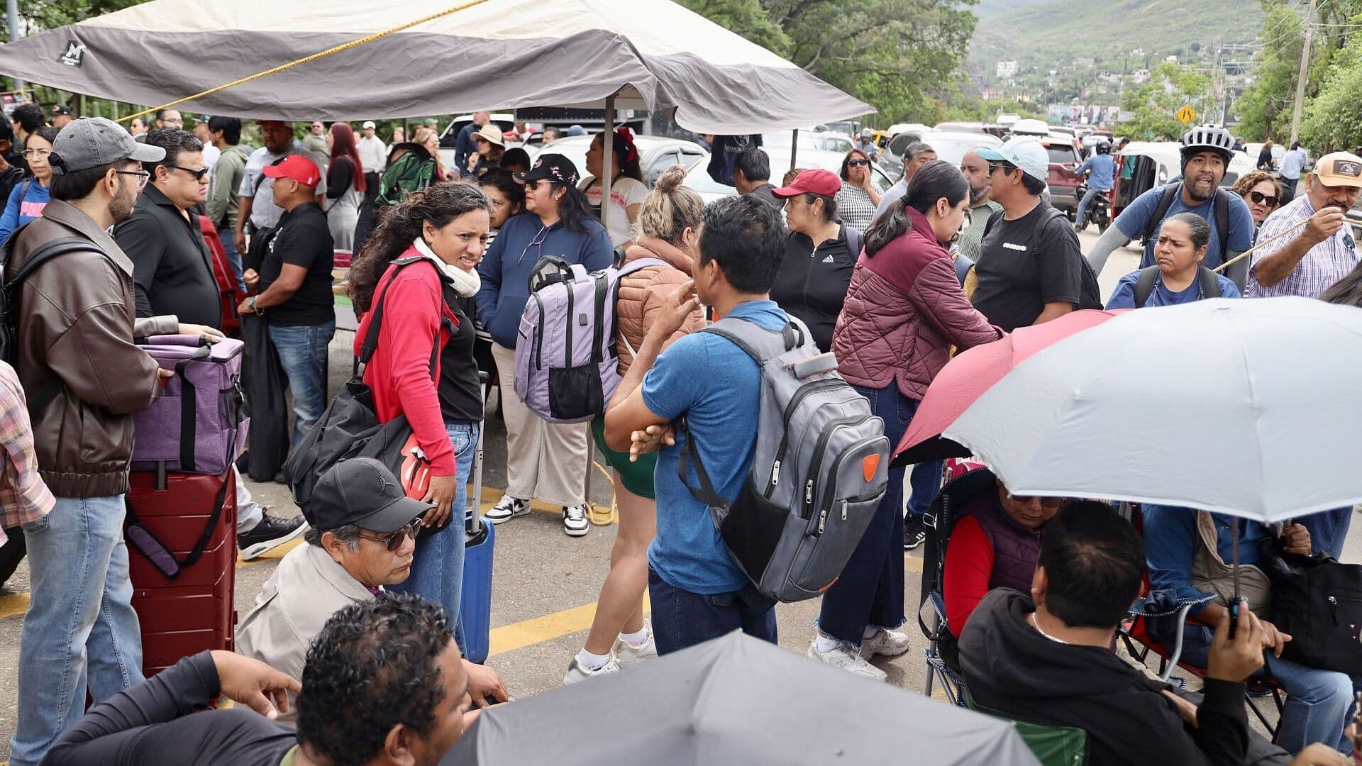 Comerciantes Protestan por Afectaciones de la Sección 22 de la CNTE en Oaxaca