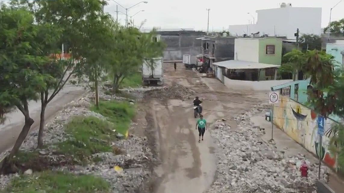 Se Inundan Casas en Monterrey Tras Lluvias