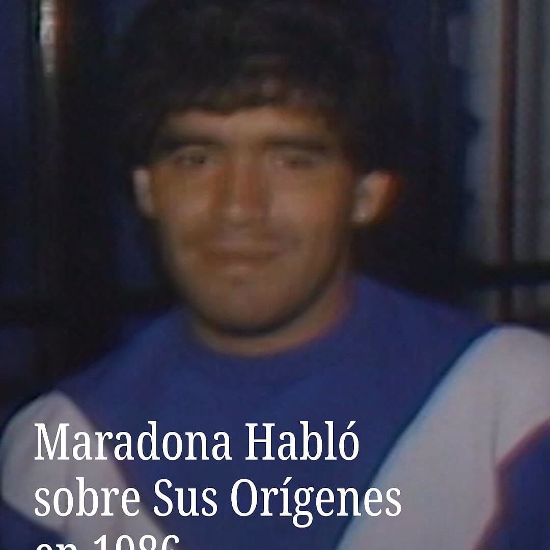 Maradona Habló de Sus Orígenes Humildes en 1986