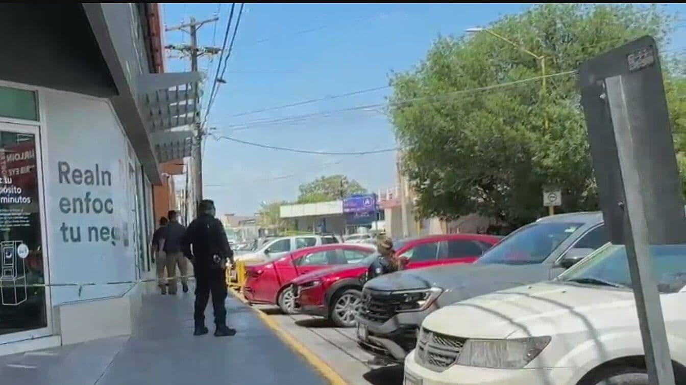 Moviliza Asalto Millonario en Banco de Guadalupe