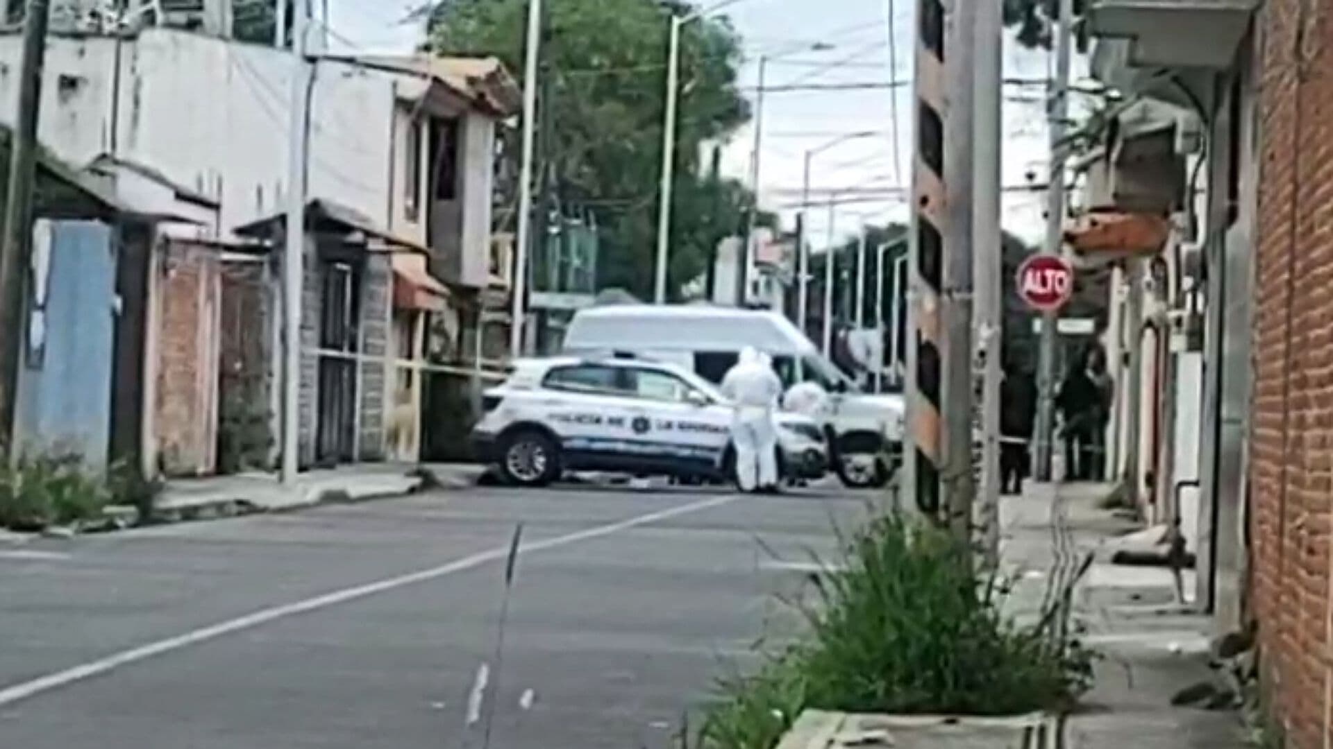 Hombre Muerto Asesinado Balazos en Colonia Loma Linda Puebla