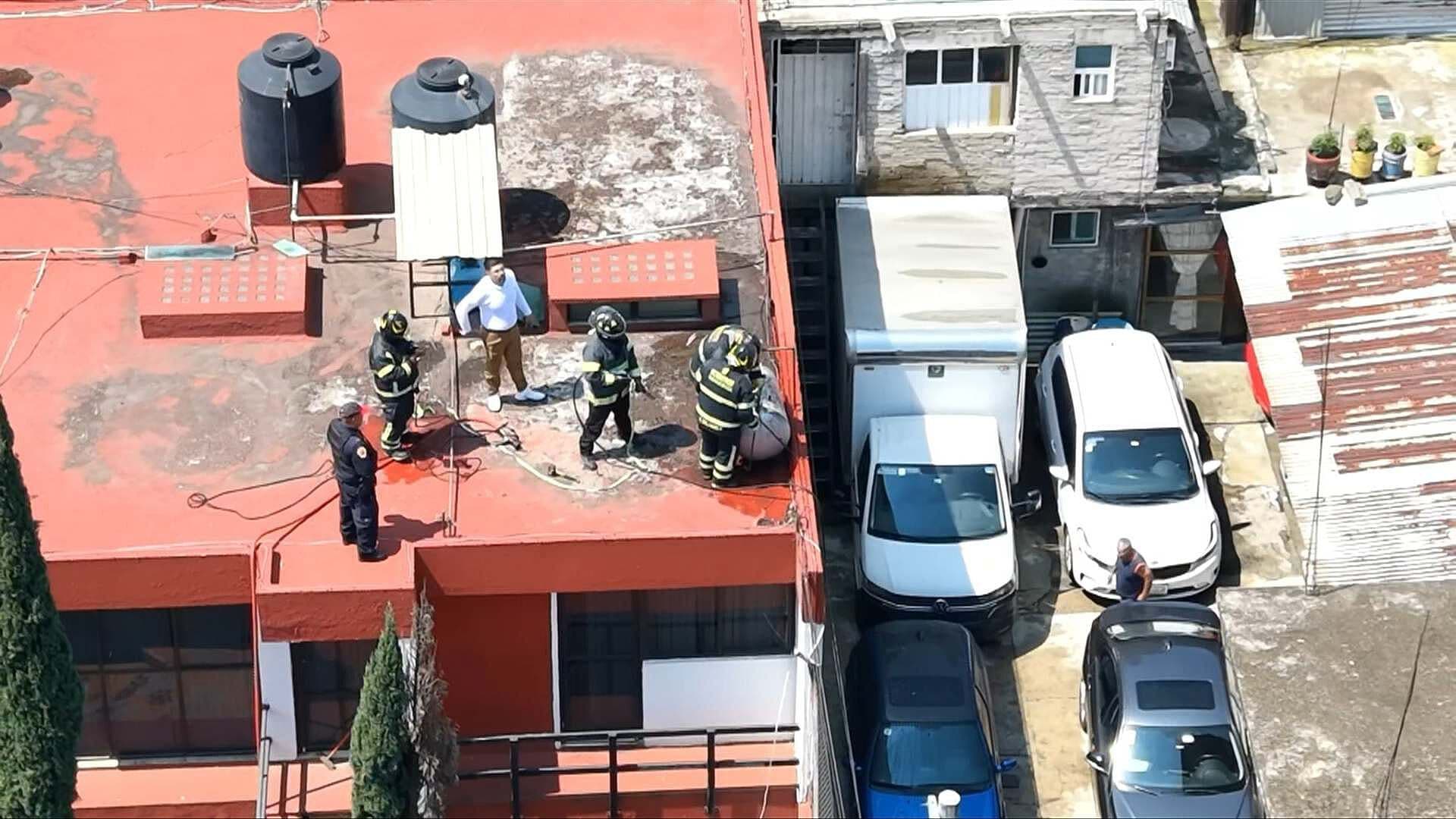 Bomberos Atienden Fuga de Gas en la Colonia Molino de Rosas, Alcaldía Álvaro Obregón