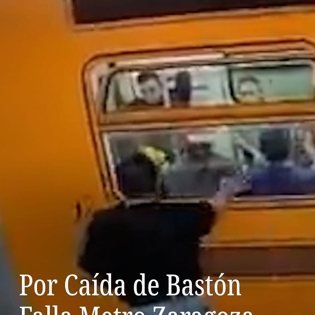Por Caída de Bastón Falla Metro Zaragoza