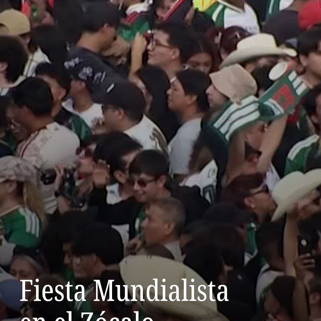 Fiesta Mundialista en el Zócalo