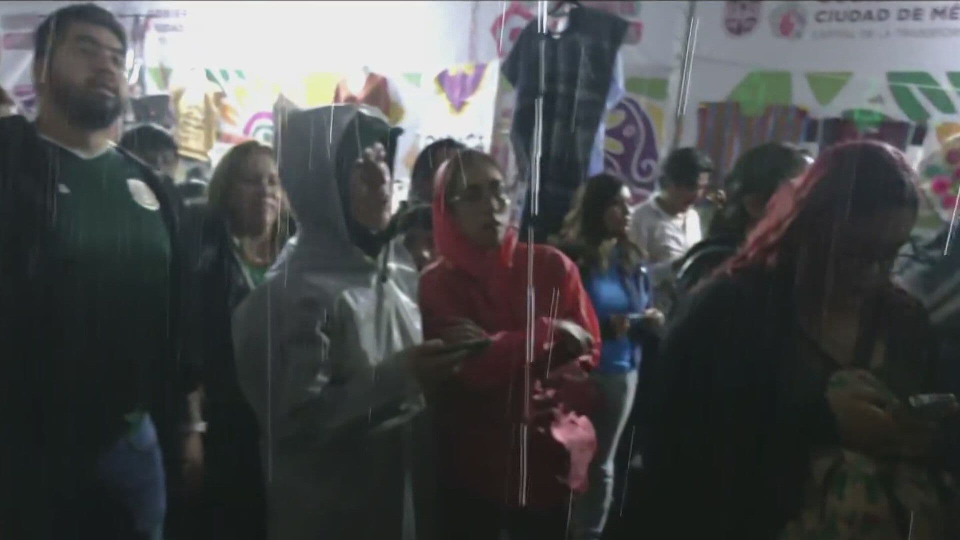 El Clima No Perdona que Hay Partido: Cae Fuerte Lluvia en la Bombilla, al Sur de CDMX