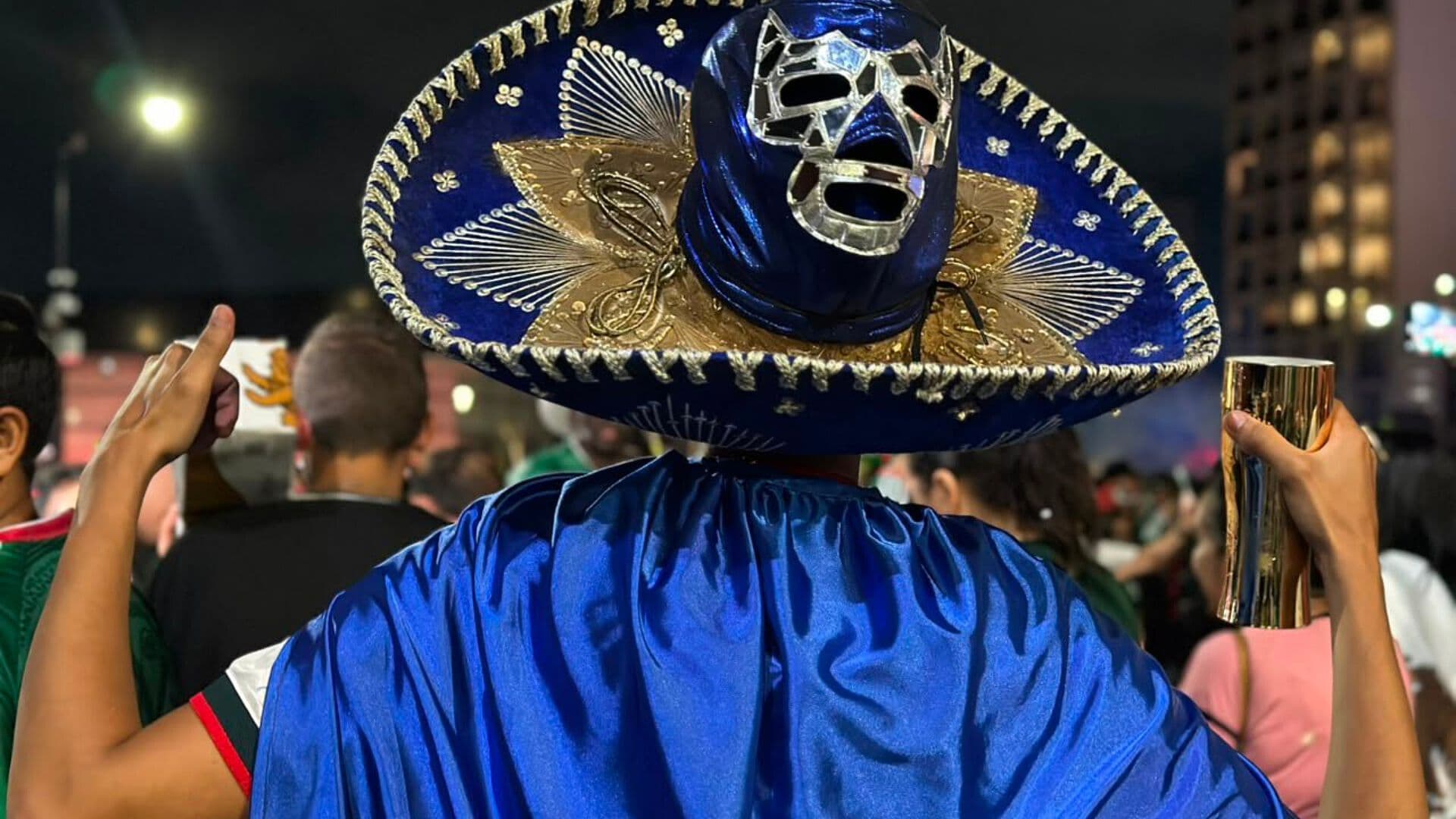Mexicanos Festejan en Jalisco el Triunfo de la Selección Nacional ante Corea
