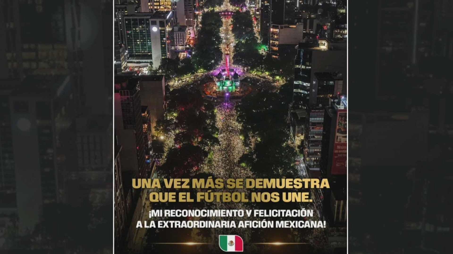 Infantino Felicita a la Afición Mexicana por su Pasión Tras Festejos en el Ángel