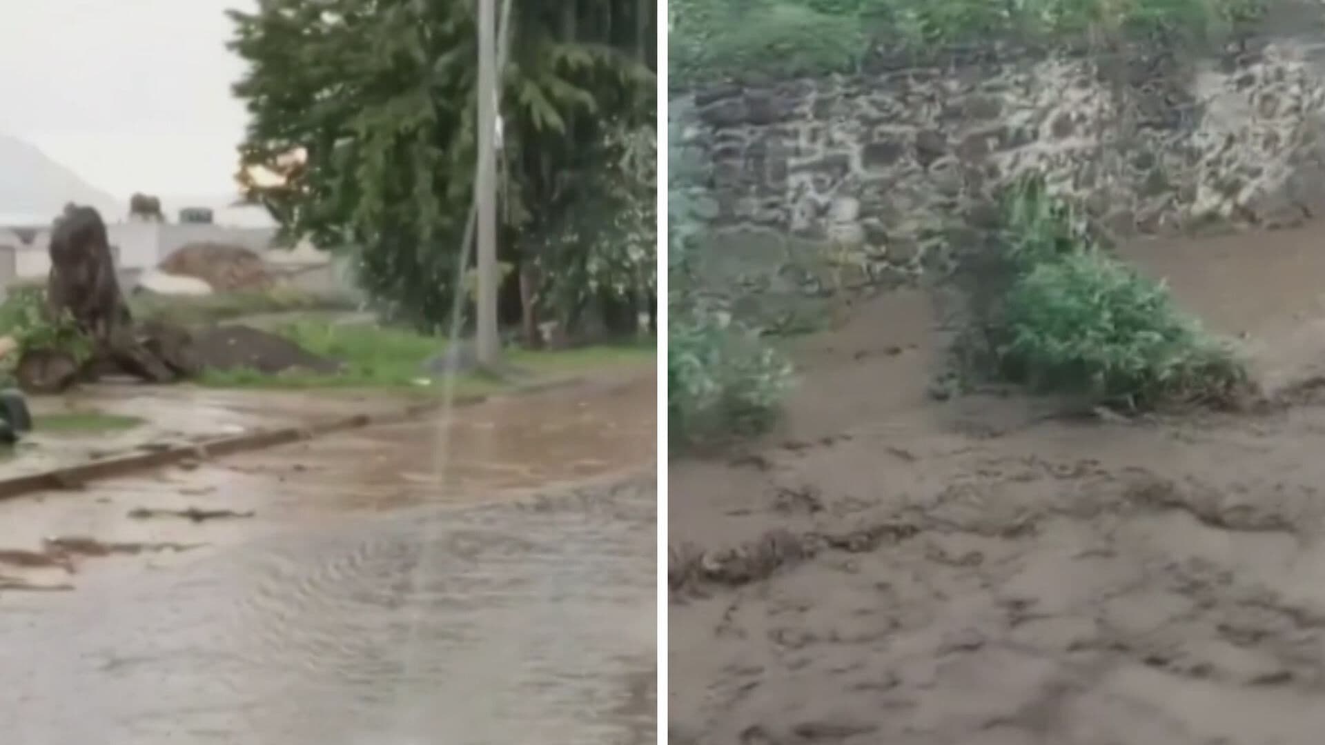 Tormenta Colapsa Drenaje y Deja Inundaciones en Chalchicomula, Puebla