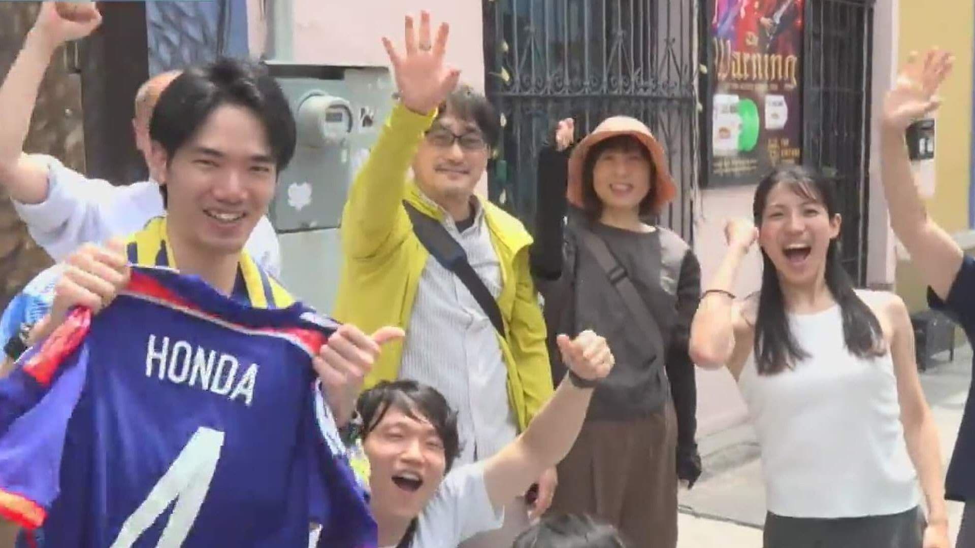 Afirman Aficionados Japoneses Fiesta Futbolera en Barrio Antiguo