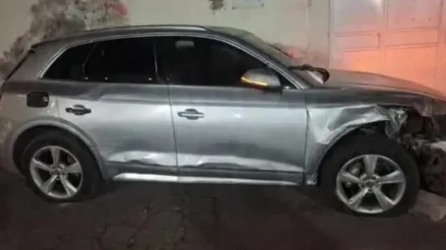Vehículo en el que fue detenido “El Emo”