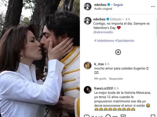 Eugenio Derbez celebró así San Valentín en IG