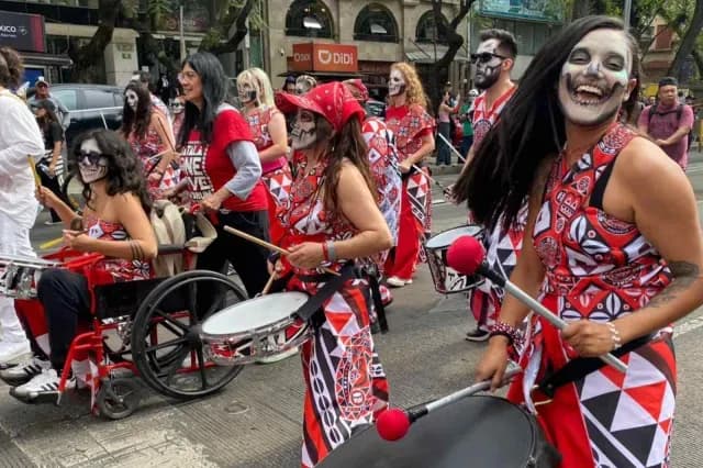 Catrinas Mundialistas en CDMX. Foto: N+